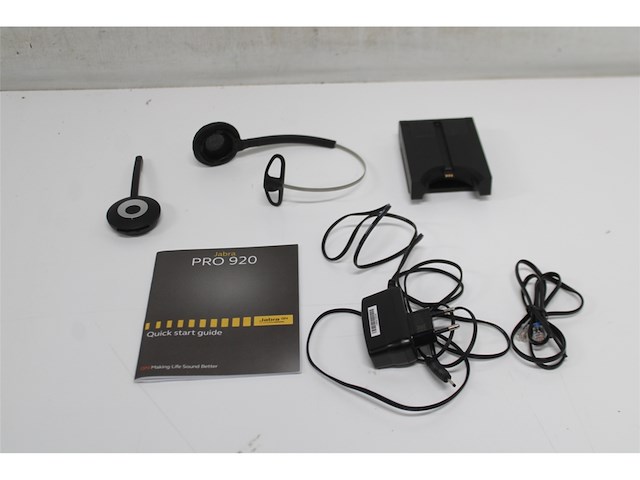 Jabra pro 920 monofone hoofdband zwart headset - afbeelding 5 van  5