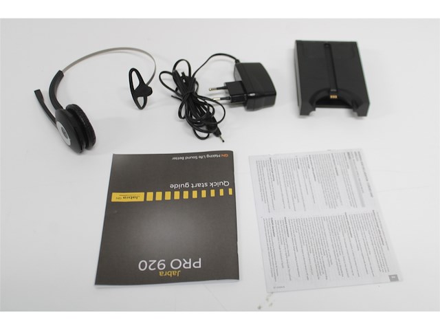 Jabra pro 920 monofone hoofdband zwart headset - afbeelding 5 van  5