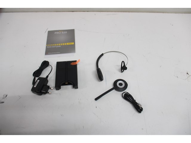 Jabra pro 920 monofone hoofdband zwart headset - afbeelding 5 van  6