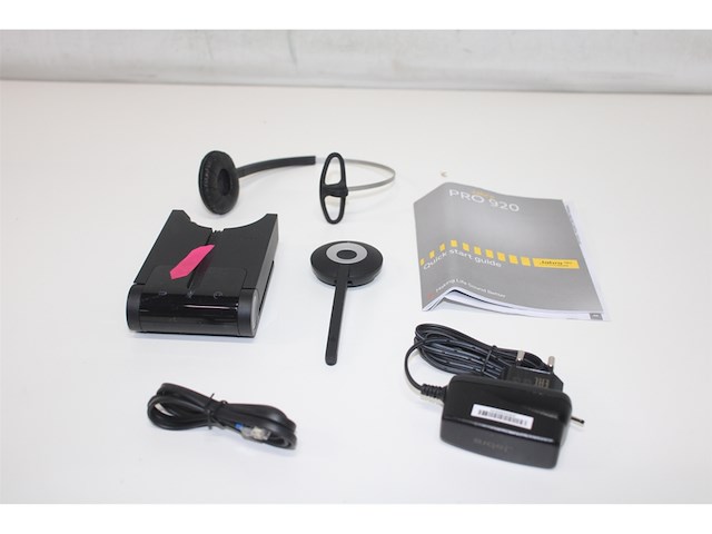 Jabra pro 920 monofone hoofdband zwart headset - afbeelding 5 van  6