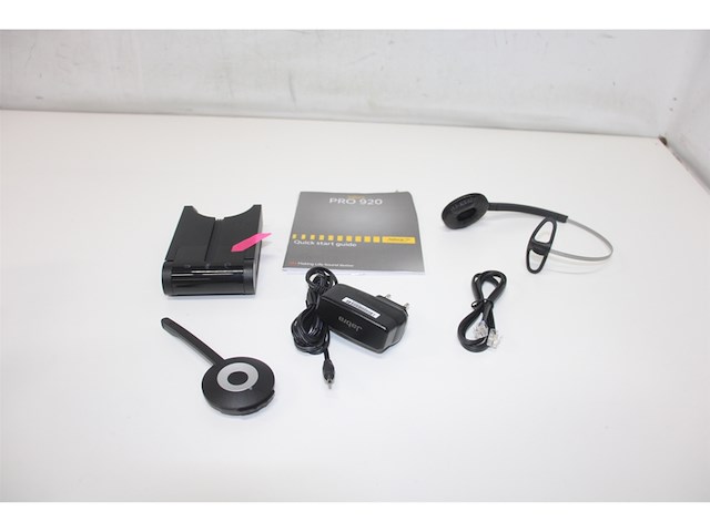 Jabra pro 920 monofone hoofdband zwart headset - afbeelding 5 van  6
