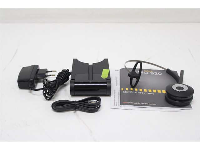 Jabra pro 920 monofone hoofdband zwart headset - afbeelding 5 van  6