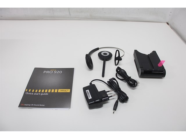 Jabra pro 920 monofone hoofdband zwart headset - afbeelding 5 van  6