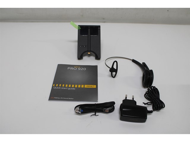 Jabra pro 920 monofone hoofdband zwart headset - afbeelding 5 van  6