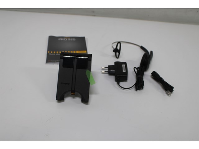 Jabra pro 920 monofone hoofdband zwart headset - afbeelding 5 van  6