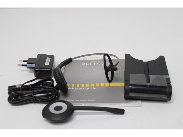 Jabra pro 920 monofone hoofdband zwart headset - afbeelding 5 van  5