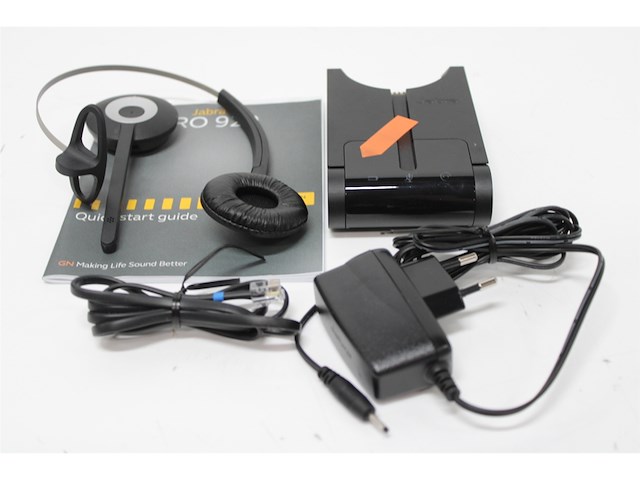 Jabra pro 920 monofone hoofdband zwart headset - afbeelding 5 van  6