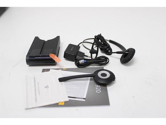 Jabra pro 920 monofone hoofdband zwart headset - afbeelding 5 van  6