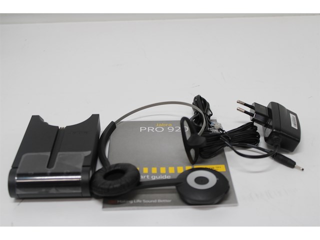 Jabra pro 920 monofone hoofdband zwart headset - afbeelding 5 van  5