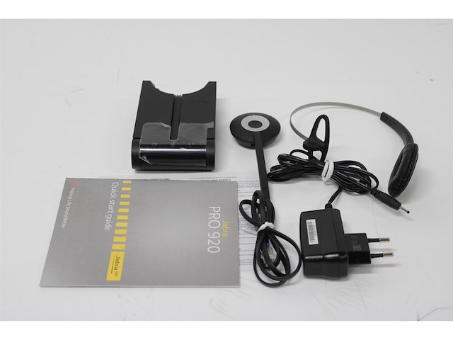 Jabra pro 920 monofone hoofdband zwart headset - afbeelding 5 van  5