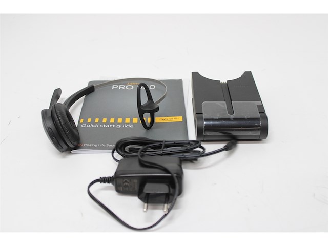 Jabra pro 920 monofone hoofdband zwart headset - afbeelding 5 van  5