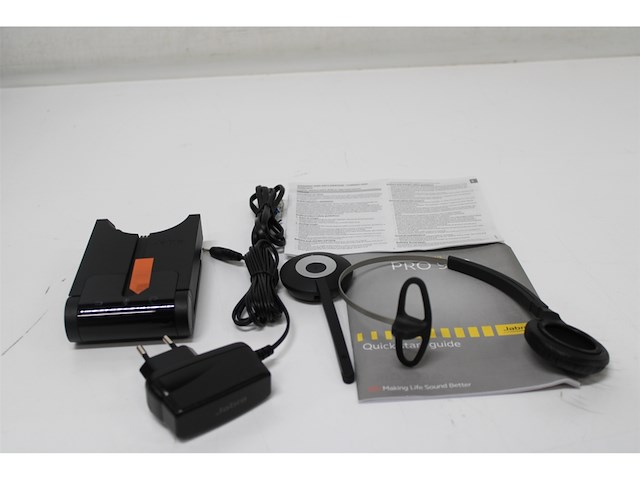 Jabra pro 920 monofone hoofdband zwart headset - afbeelding 4 van  5