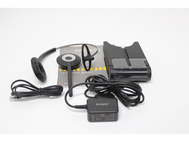 Jabra pro 920 monofone hoofdband zwart headset - afbeelding 5 van  5
