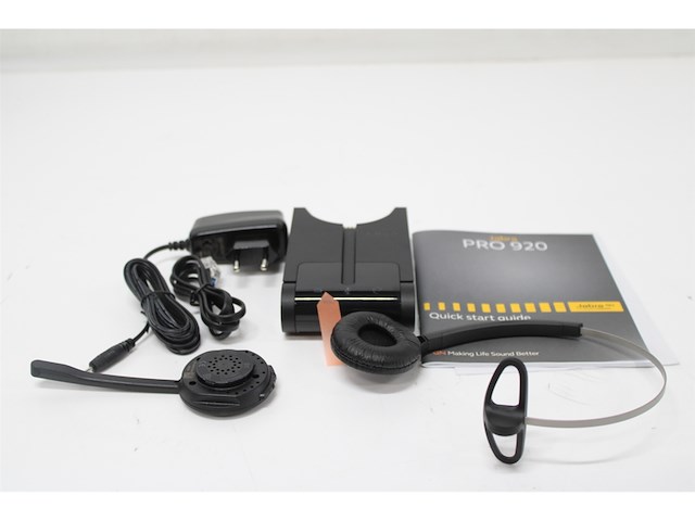 Jabra pro 920 monofone hoofdband zwart headset - afbeelding 5 van  6