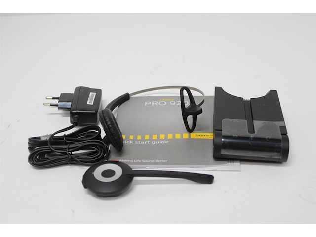 Jabra pro 920 monofone hoofdband zwart headset - afbeelding 5 van  5
