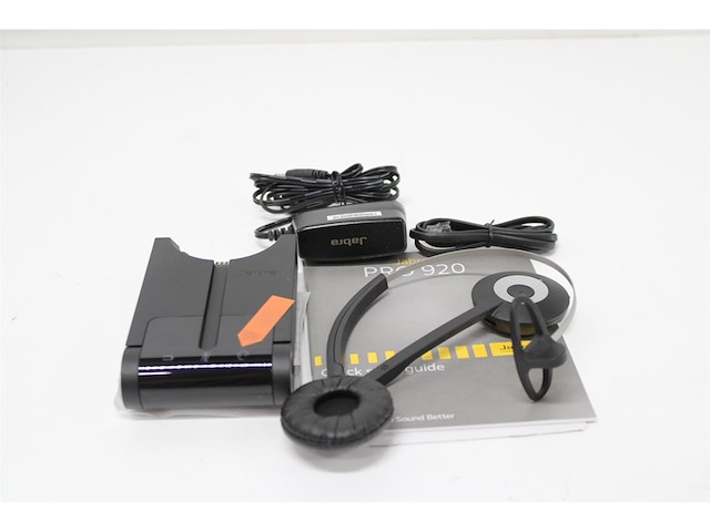 Jabra pro 920 monofone hoofdband zwart headset - afbeelding 5 van  6