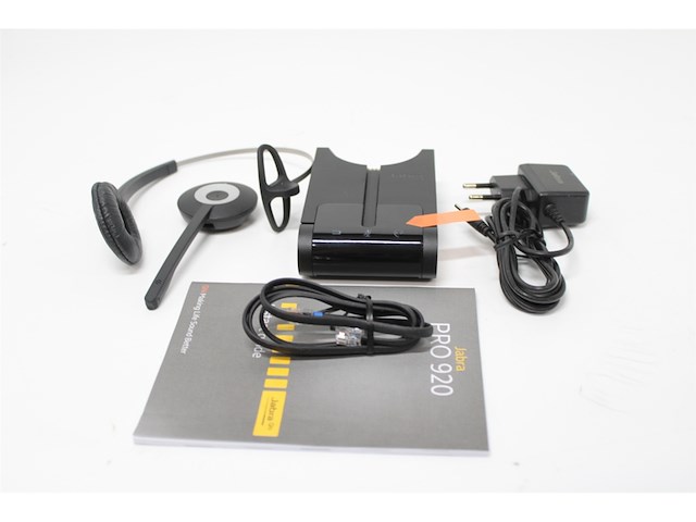 Jabra pro 920 monofone hoofdband zwart headset - afbeelding 5 van  6