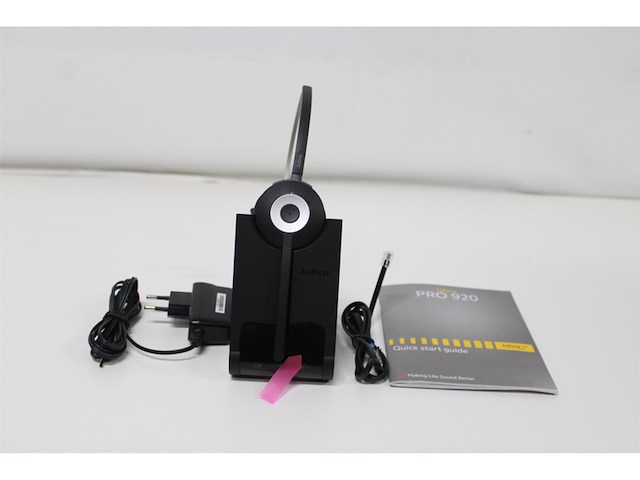 Jabra pro 920 monofone hoofdband zwart headset - afbeelding 5 van  6