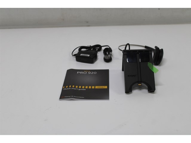 Jabra pro 920 monofone hoofdband zwart headset - afbeelding 5 van  6