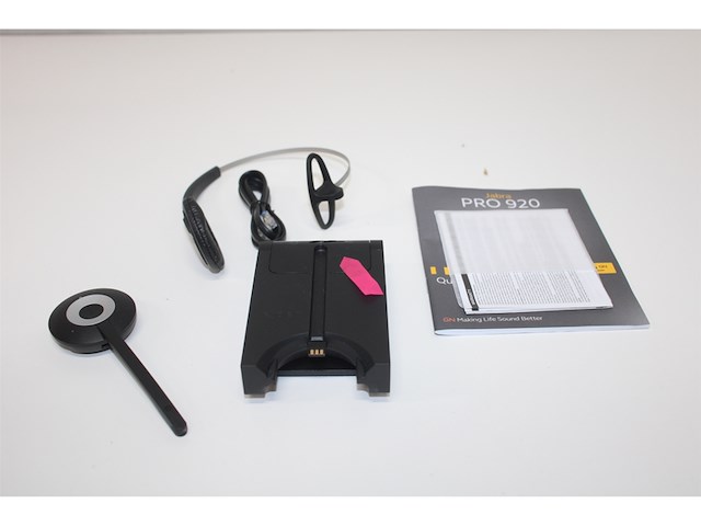 Jabra pro 920 monofone hoofdband zwart headset - afbeelding 5 van  6