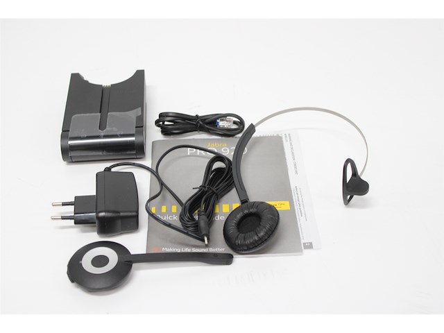 Jabra pro 920 monofone hoofdband zwart headset - afbeelding 5 van  5
