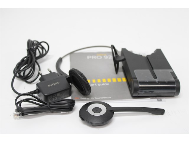 Jabra pro 920 monofone hoofdband zwart headset - afbeelding 5 van  5