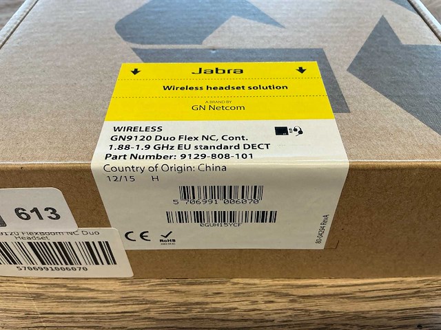 Jabra wireless headset gn9120 duo flex nc - afbeelding 2 van  2
