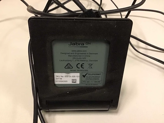 Jabro gn whb003bs headset met basisstation (11x) - afbeelding 4 van  4