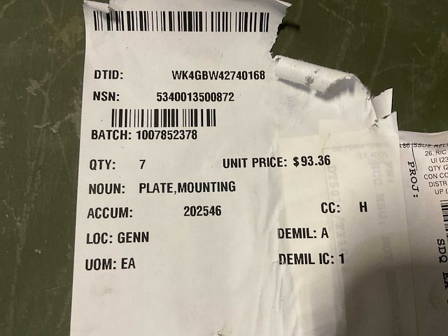 Jack base plate (7x) - afbeelding 1 van  5