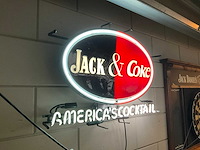 Jack & coke glas neon reclame - afbeelding 2 van  3