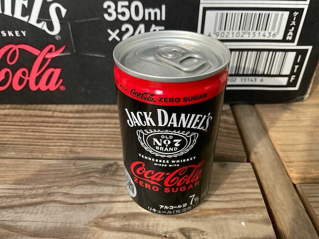 Jack daniels blik coca cola-whiskey mix - japan - afbeelding 2 van  5