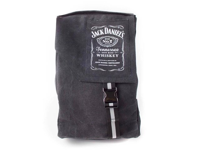 Jack daniël's officiële canvas backpack/rugtas - afbeelding 1 van  3