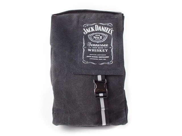 Jack daniël's officiële canvas backpack/rugtas - afbeelding 1 van  3