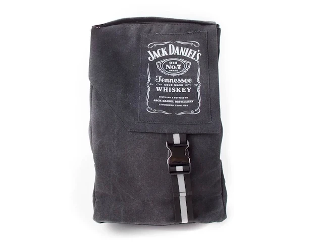 Jack daniël's officiële canvas backpack/rugtas - afbeelding 1 van  3