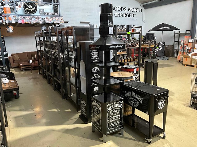 Jack daniels presentatie vitrine (2x) - afbeelding 1 van  3