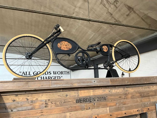 Jack daniels vintage cruiser fiets - afbeelding 1 van  3