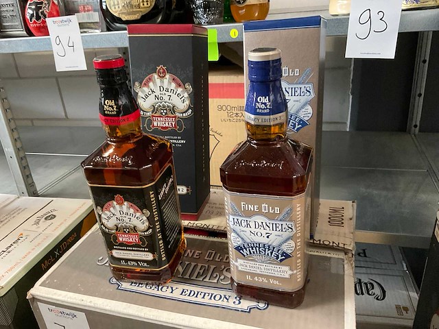 Jack daniels whiskey (12x) - afbeelding 1 van  7