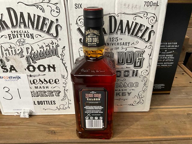 Jack daniels whiskey (18x) - white rabbit - red dog - apple - afbeelding 3 van  8