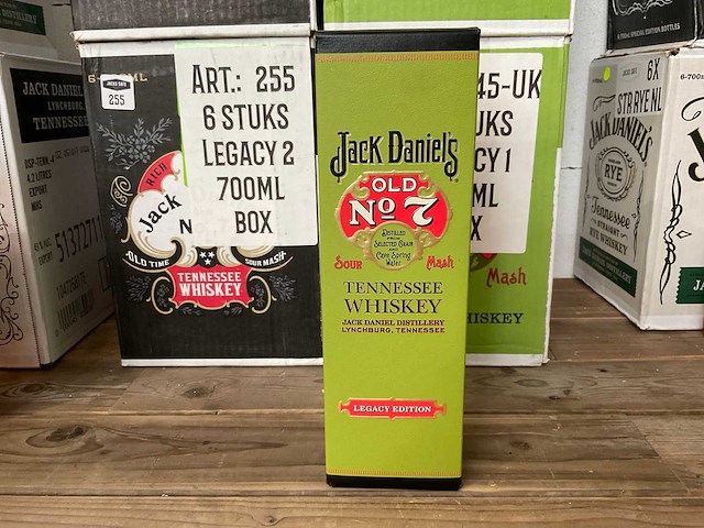 Jack daniels whiskey (24x 1 liter) - legacy 1 en 2 - afbeelding 2 van  6