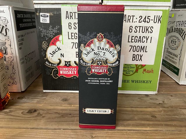 Jack daniels whiskey (24x 1 liter) - legacy 1 en 2 - afbeelding 4 van  6