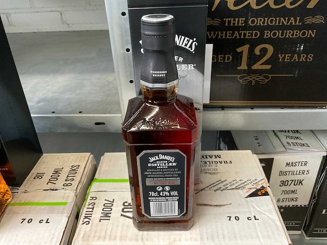 Jack daniels whiskey (36x) 6 volle dozen a 6 stuks - afbeelding 3 van  6