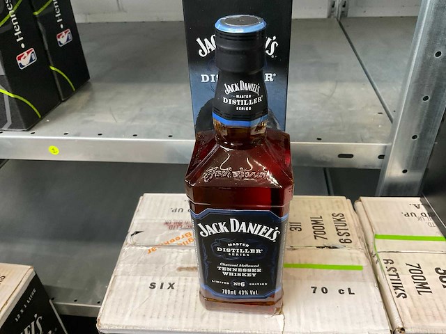 Jack daniels whiskey (36x) 6 volle dozen a 6 stuks - afbeelding 4 van  6