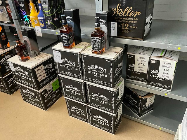 Jack daniels whiskey (36x) 6 volle dozen a 6 stuks - afbeelding 6 van  6
