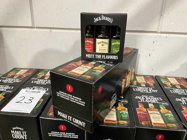 Jack daniels whiskey countertop box (29x) - afbeelding 1 van  3