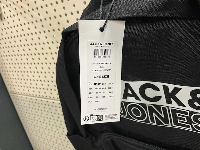 Jack & jones dna schooltas (6x) - afbeelding 3 van  4