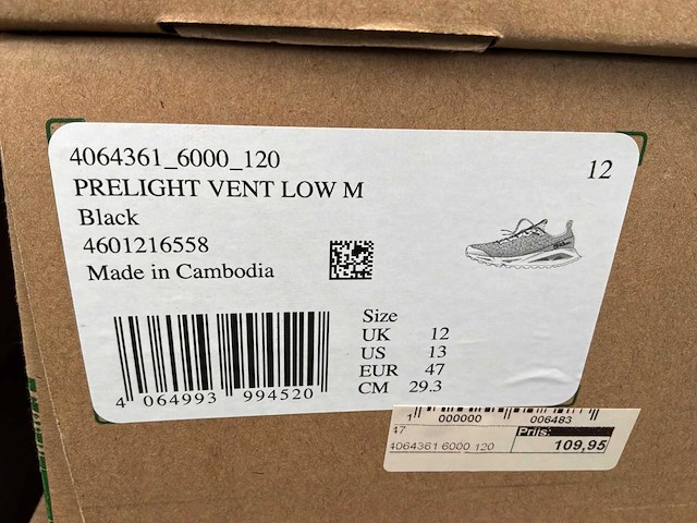 Jack wolfskin prelight vent low sneakers (4x) - afbeelding 7 van  8