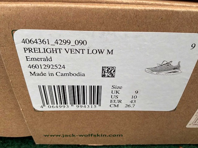 Jack wolfskin prelight vent low sneakers (4x) - afbeelding 8 van  8