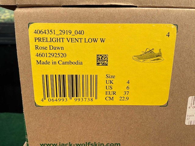 Jack wolfskin prelight vent low sneakers (5x) - afbeelding 4 van  7