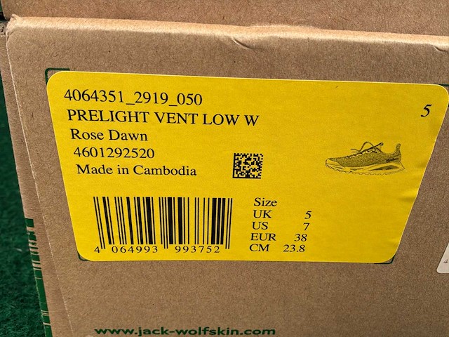 Jack wolfskin prelight vent low sneakers (5x) - afbeelding 7 van  7