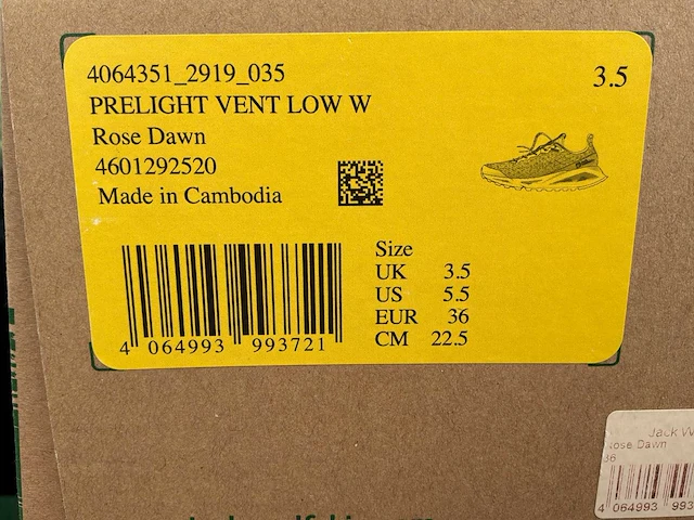 Jack wolfskin prelight vent low sneakers (5x) - afbeelding 3 van  7